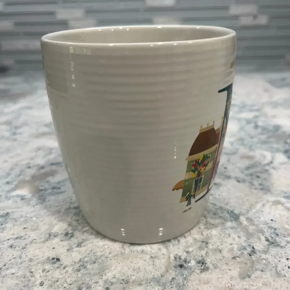 Disney Parks ABCDisney Letter M Mug Main Street USA Coffee Cup ABC Collection